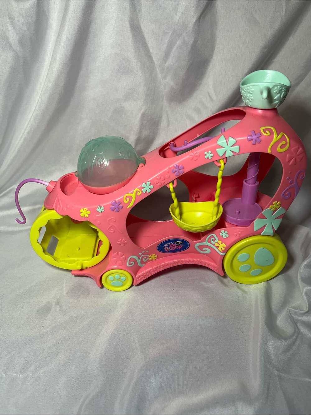 2009 Hasbro Littlest Pet Shop Paw Powered Cruiser Vehicle LPS